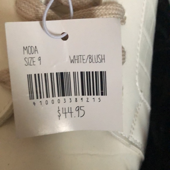 Altar’d State White/Blush/Snakeskin Sneakers - Picture 7 of 8